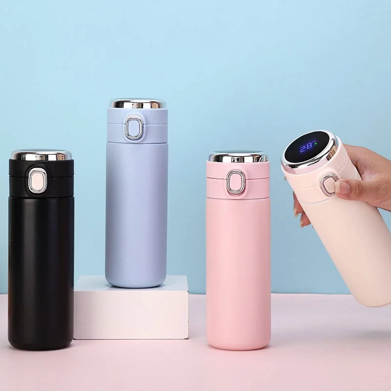 Smart Thermos Stainless Steel Water Bottle