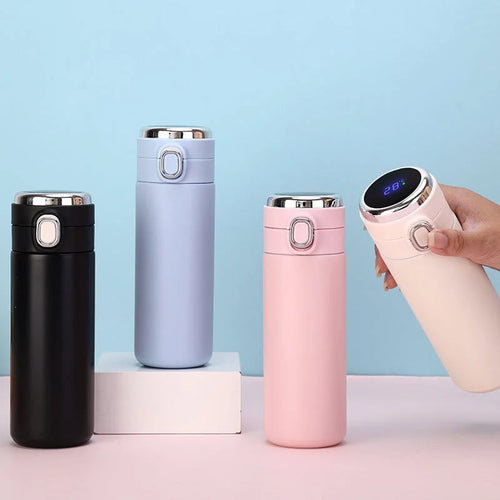 Smart Thermos Stainless Steel Water Bottle