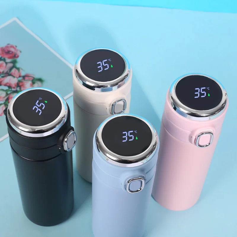 Smart Thermos Stainless Steel Water Bottle