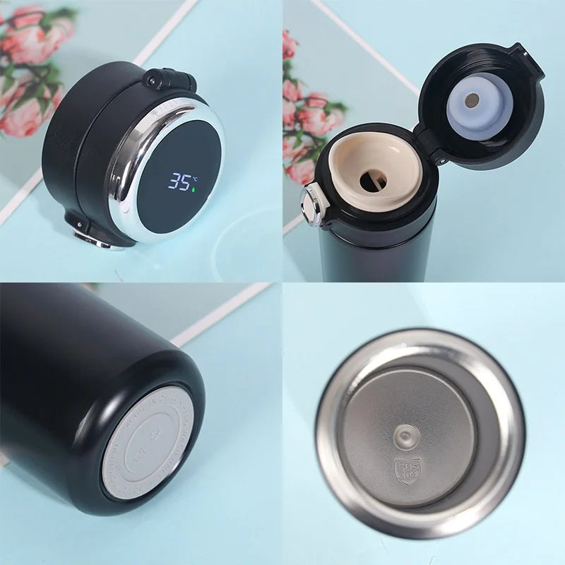 Smart Thermos Stainless Steel Water Bottle